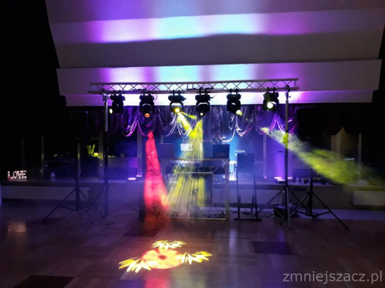 Dja na wesele poprawiny oświetlenie sali Dj Hannah Kielce